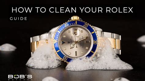 how to clean rolex band|cleaning rolex watch bands.